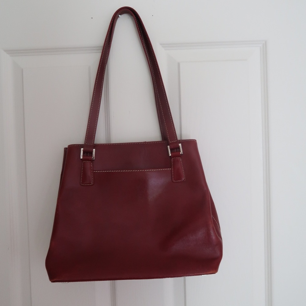 Vintage Red Leather Purse